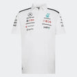 Mercedes Polo, Team, Engineers, Adidas, Weiß, 2026