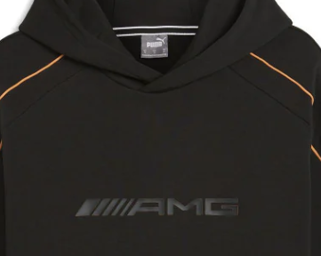Mercedes kapuzenpullover, Puma, schwarz