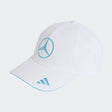 Mercedes Team Cap, adidas, George Russell, weiß