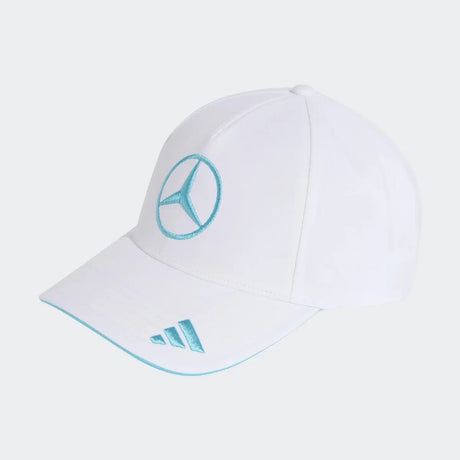 Mercedes Team Cap, adidas, George Russell, weiß
