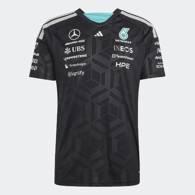 Mercedes Team Polo, adidas, schwarz