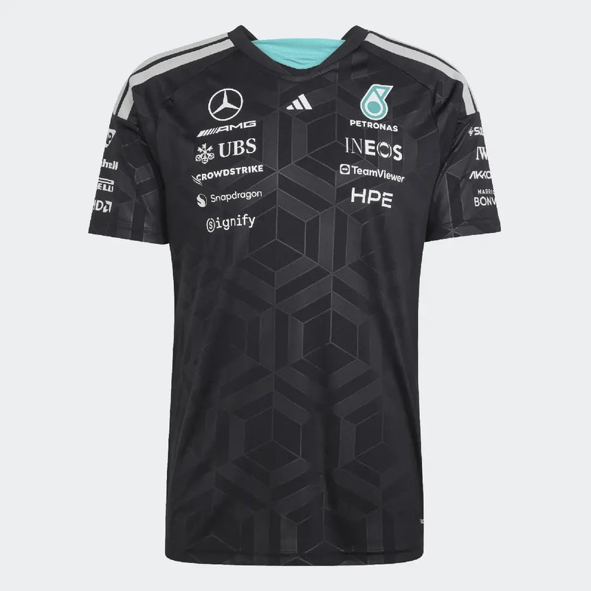 Mercedes Team Polo, adidas, schwarz
