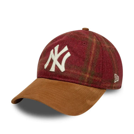 New York Yankees Cap, Loden Wildleder, New Era, 9TWENTY, Braun