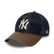 New York Yankees Cap, Lodenleder, New Era, 9TWENTY, Braun