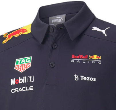 Polo infantil del equipo Red Bull 2022, azul