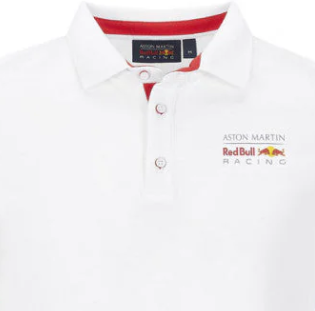 Red Bull Polo, Klassisch, Weiß, 2020
