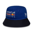 Red Bull Bucket Hat, Essential, Kinder, Blau