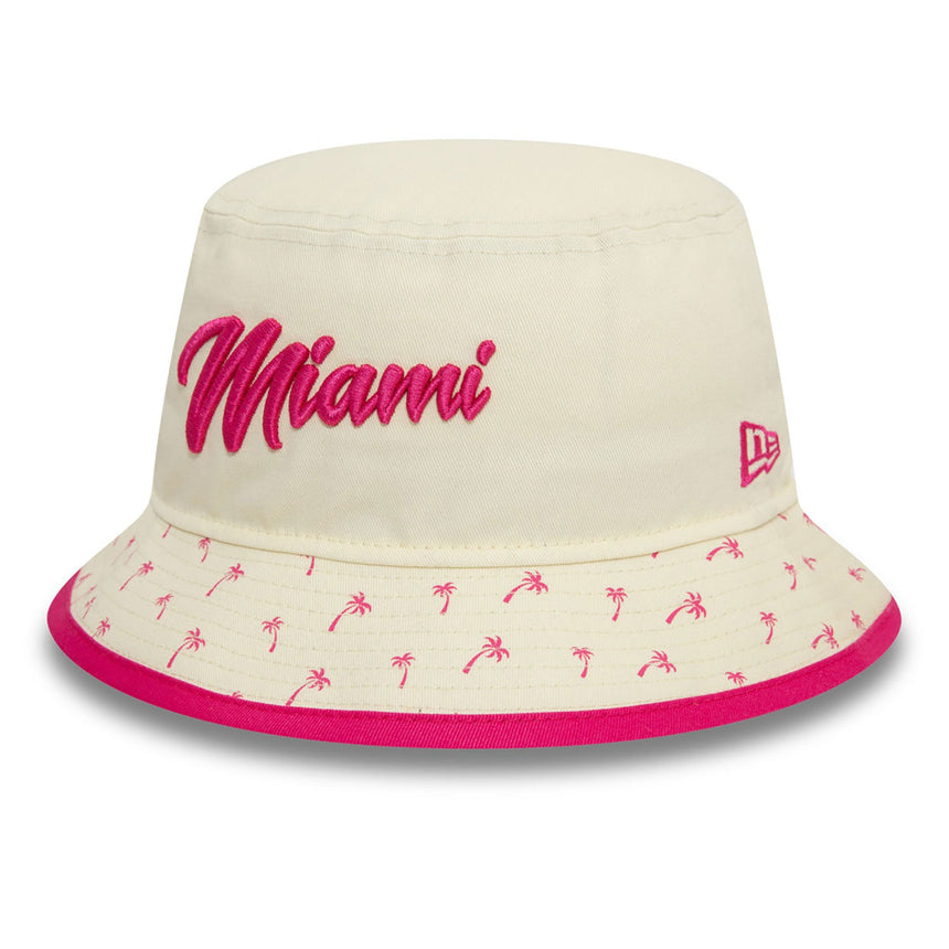 Sombrero de pescador Red Bull, NEW ERA, Miami, adulto, blanco, 2024