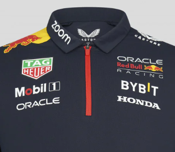 Polo del equipo Red Bull Racing, azul, 2023