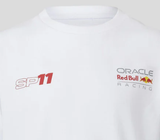 Red Bull Racing t-shirt, Sergio Pérez, OP4, Kinder, weiß