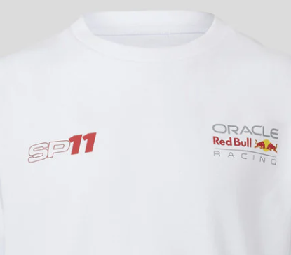 Camiseta Red Bull Racing, Sergio Pérez, OP4, niño, blanca