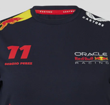 Red Bull Racing t-shirt, Sergio Pérez, women, blue, 2023