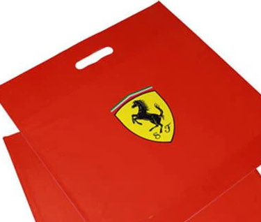 Ferrari Plastiktüte, Mittel, Rot, 2019