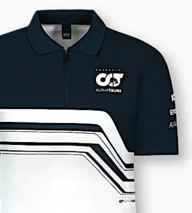Polo del equipo Scuderia Alpha Tauri para mujer, blanco, 2022