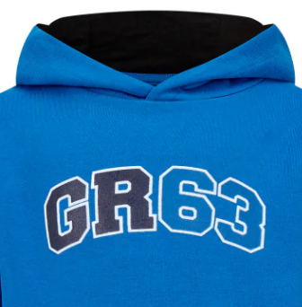 Mercedes George Russell Kapuzenpullover, blau