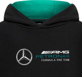 Mercedes children's logo hoodie, black