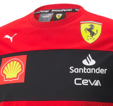 2022, Rot, Puma Ferrari Race T-shirt