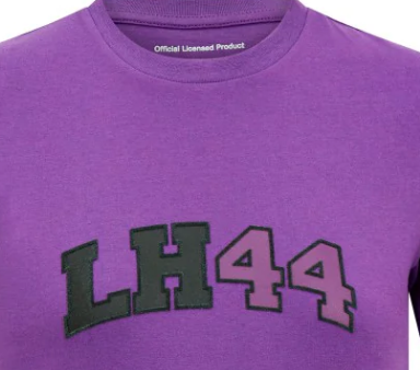 Mercedes Kinder Lewis Hamilton Logo Tee, lila