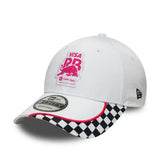 Visa RB Cap, Schachbrett, 9FORTY, New Era, weiß
