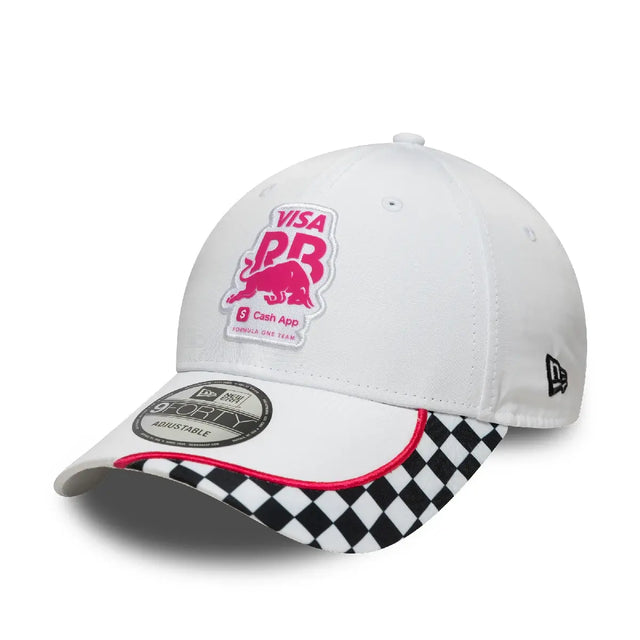 Visa RB Cap, Schachbrett, 9FORTY, New Era, weiß